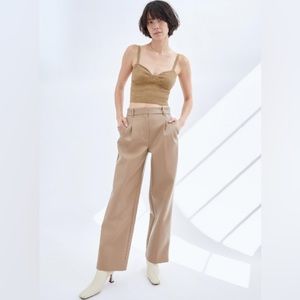 Aritizia Wilfred crop sicily sweater cami top